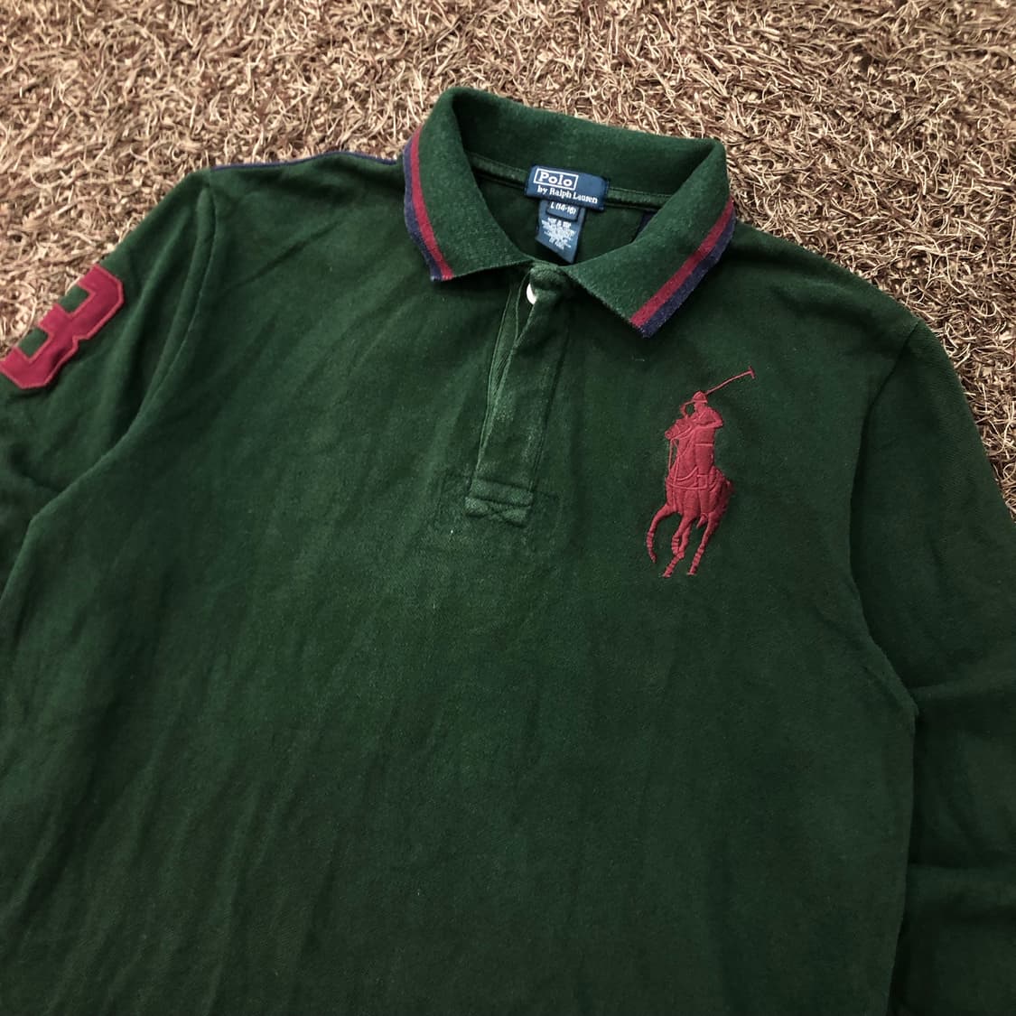 폴로 랄프로렌 걸즈 빅포니 카라 긴팔 티셔츠 롱슬리브 상품이미지2