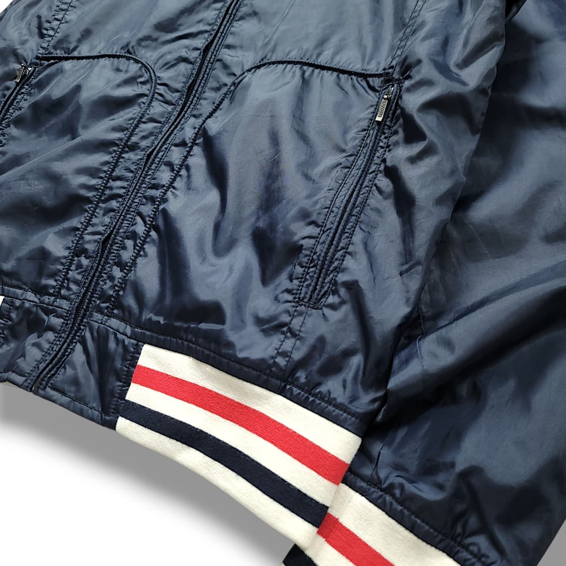 [M~L] 라코스테 네이비 블루종 바람막이 집업 자켓 상품이미지5