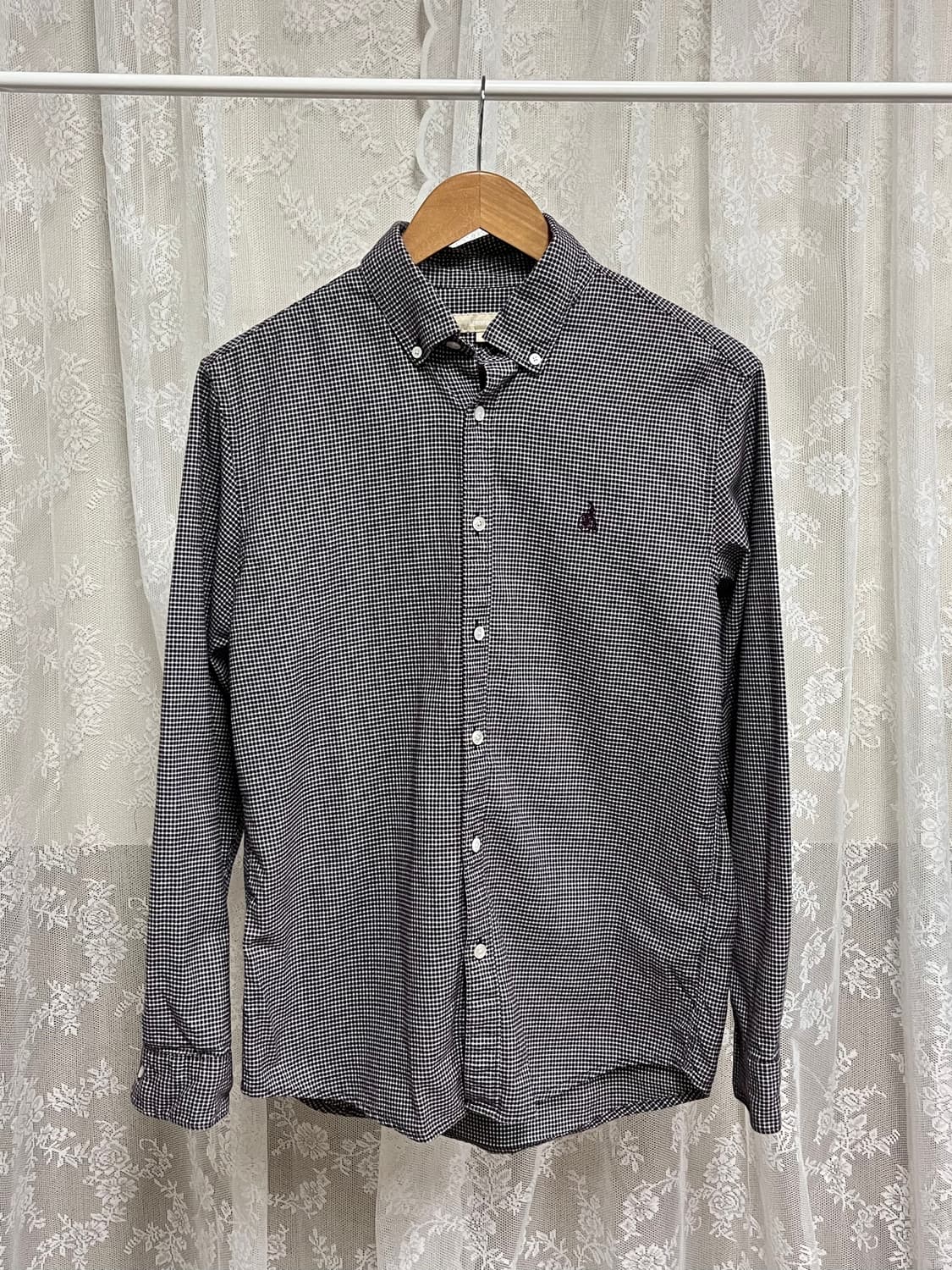 M) 빈폴 체크 기모 셔츠 상품이미지1