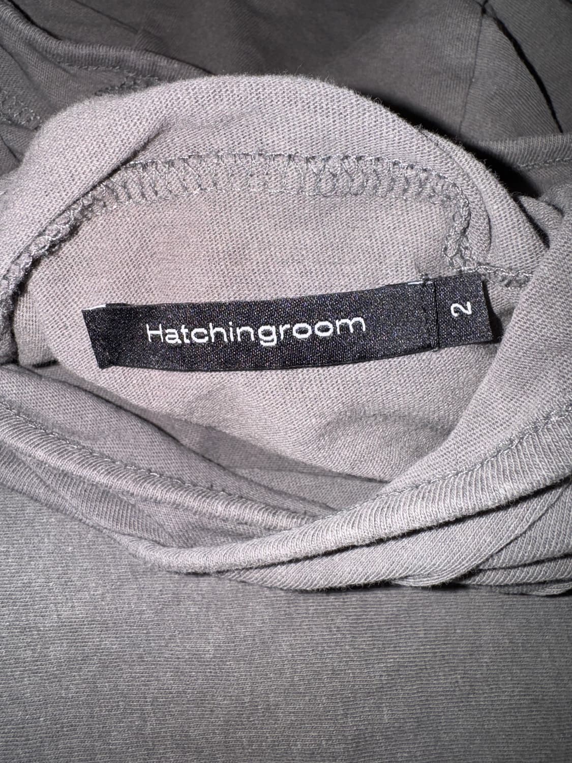 해칭룸 BASE HOODIE GREY 2 사이즈 상품이미지3