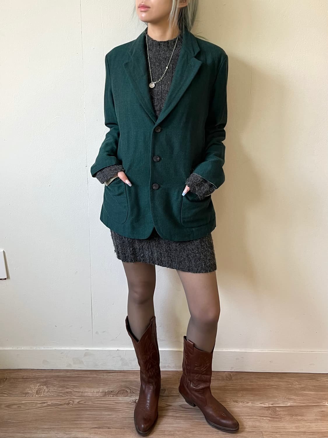 ISSEY MIYAKE MEN 올리브그린 아카이브 자켓 상품이미지5