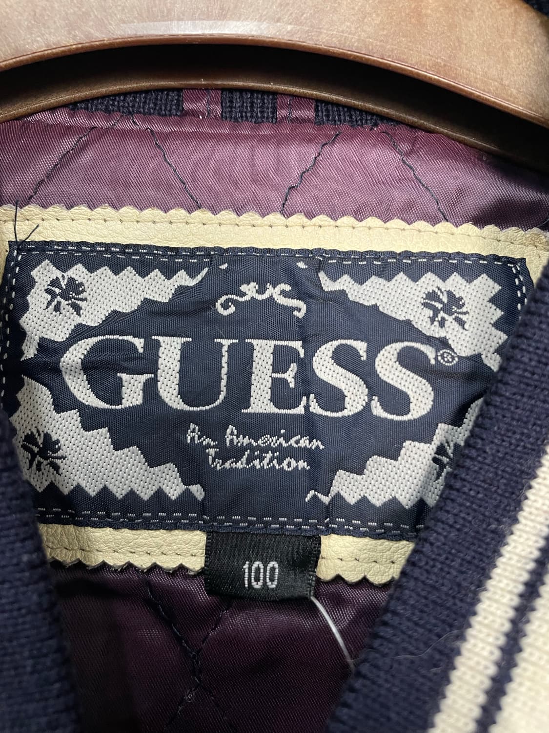 게스 90s 빈티지 암레더 바시티 자켓 H2195 상품이미지6