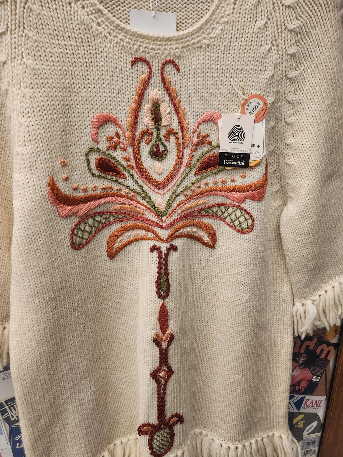 Coronation 핸드메이드 자수 울 니트  상품이미지3