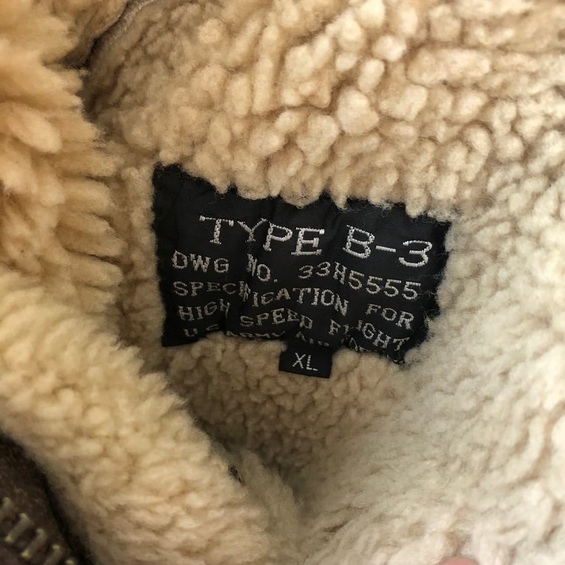 빈티지 B-3 무스탕 상품이미지8