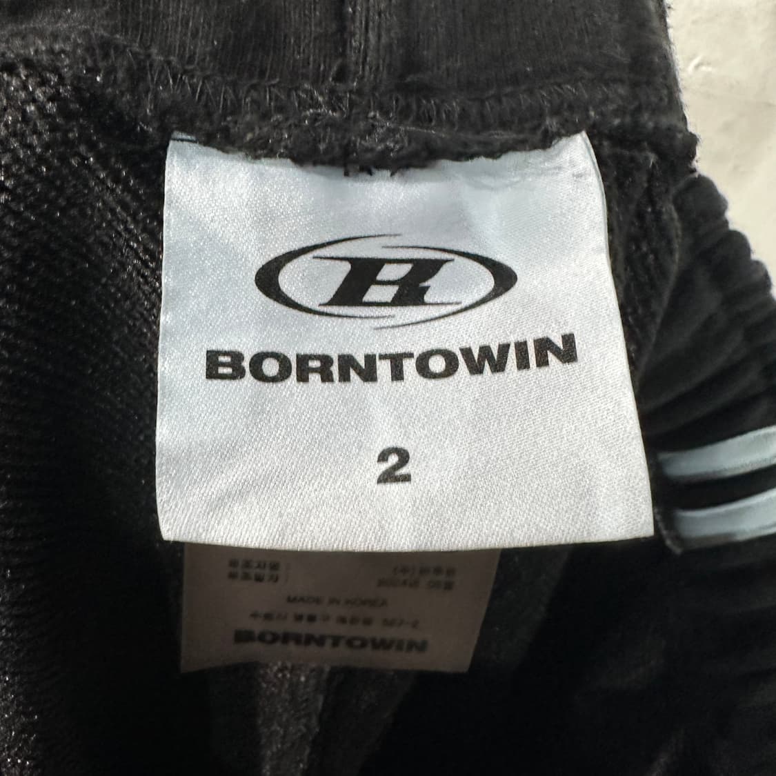 본투윈 크롬B 와이드 트랙 팬츠 2size 상품이미지3