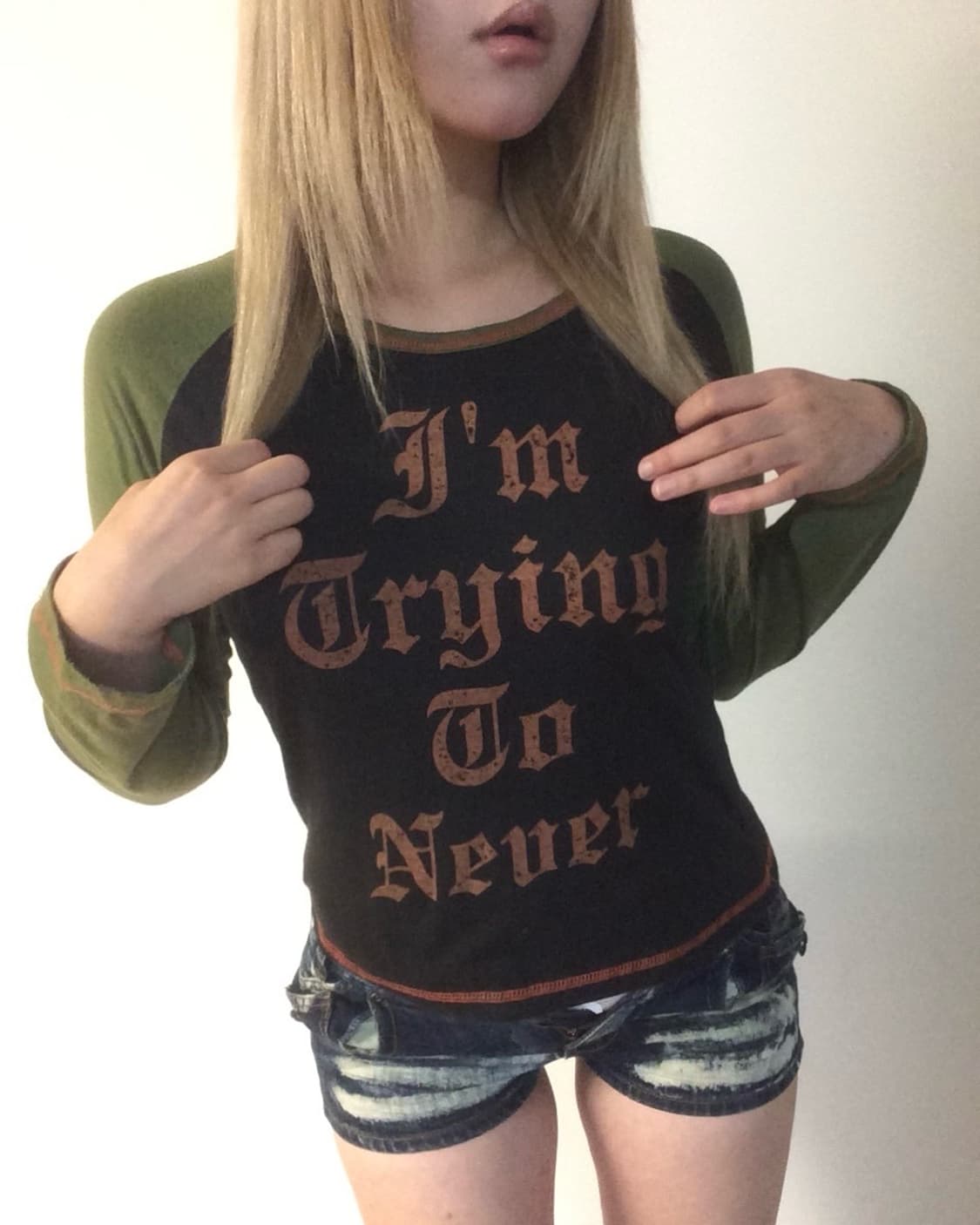 Raglan Y2K Lettering Top 상품이미지6