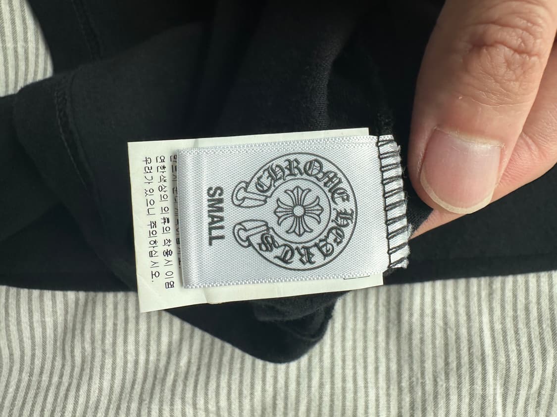 크롬하츠 롱슬리브 긴팔티 서울 한정판 S 상품이미지5