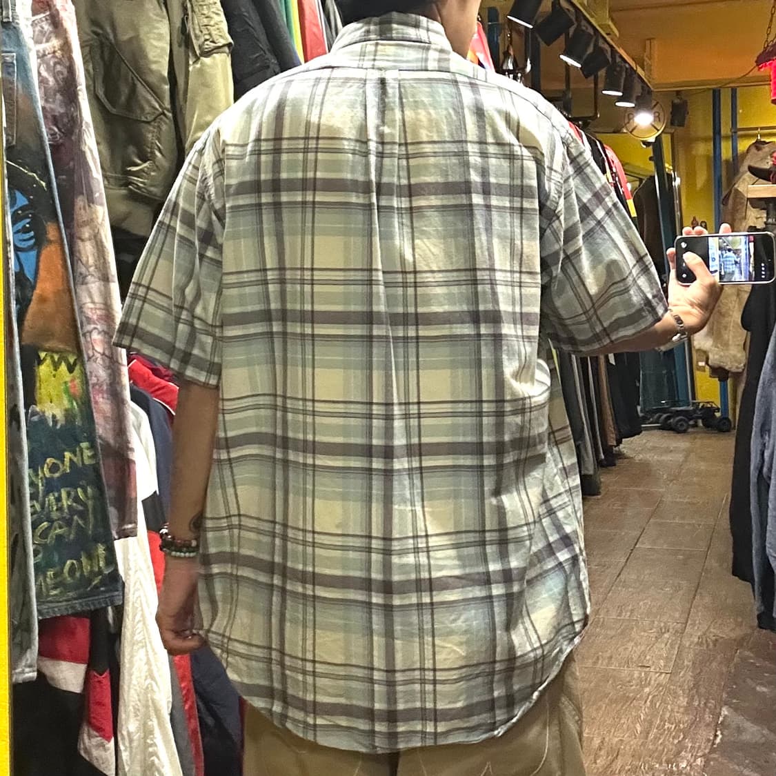 [HI] 폴로 랄프로렌 반팔 셔츠 체크블루 상품이미지5