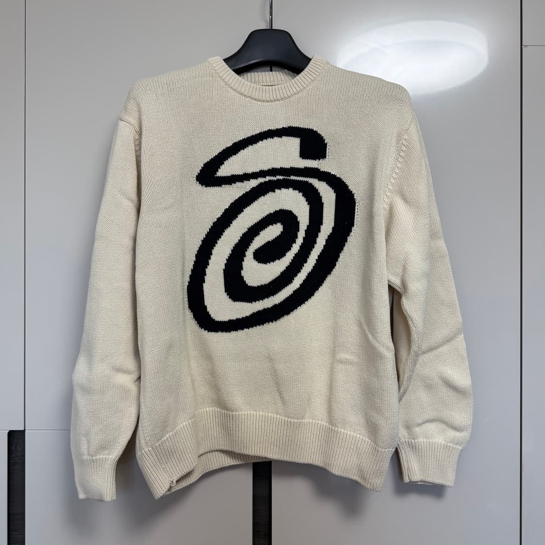 L 스투시 컬리 S 스웨터 내츄럴 상품이미지1