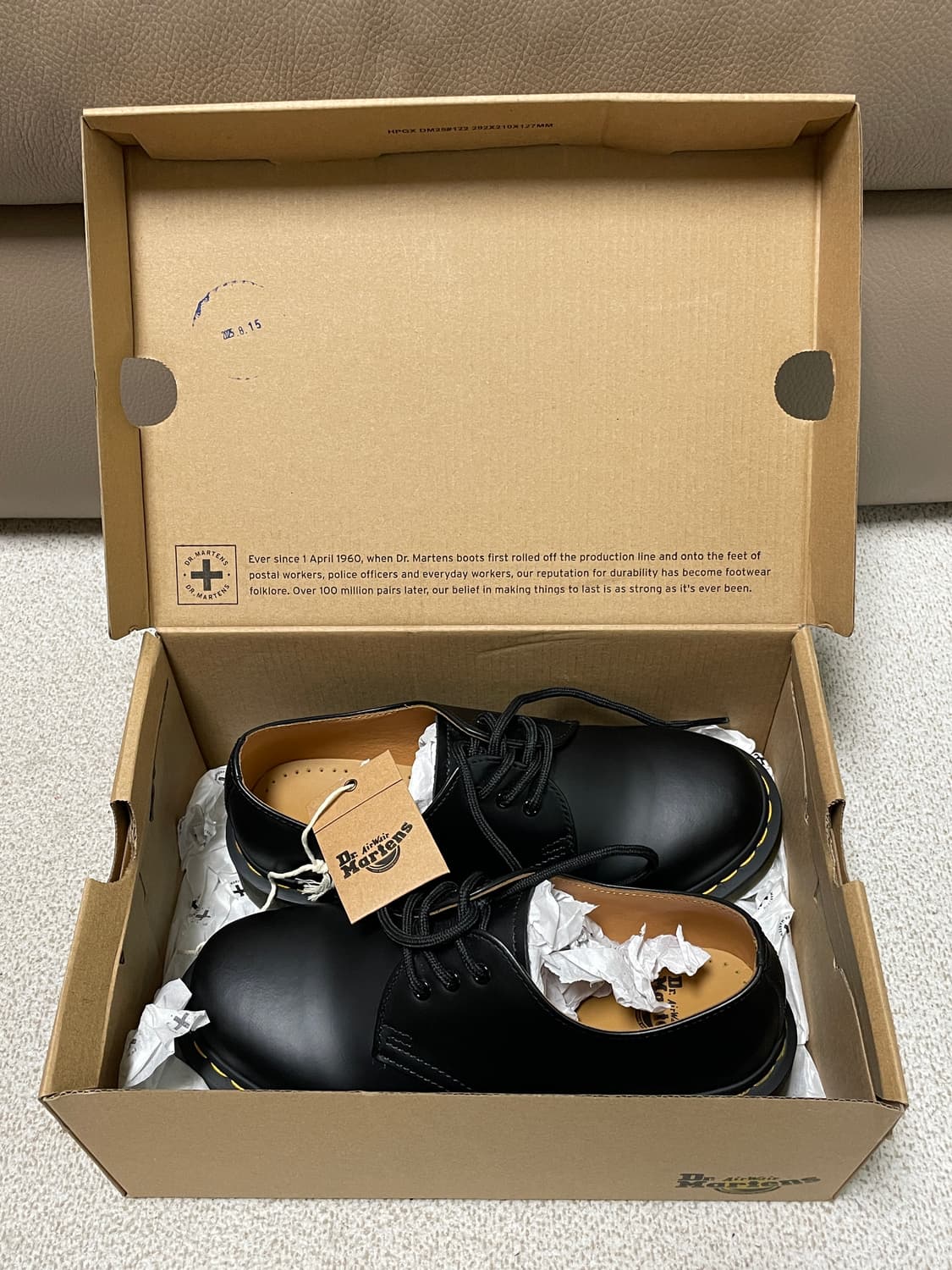 닥터마틴 1461 스무스 (3홀) 230 사이즈 uk4 상품이미지1