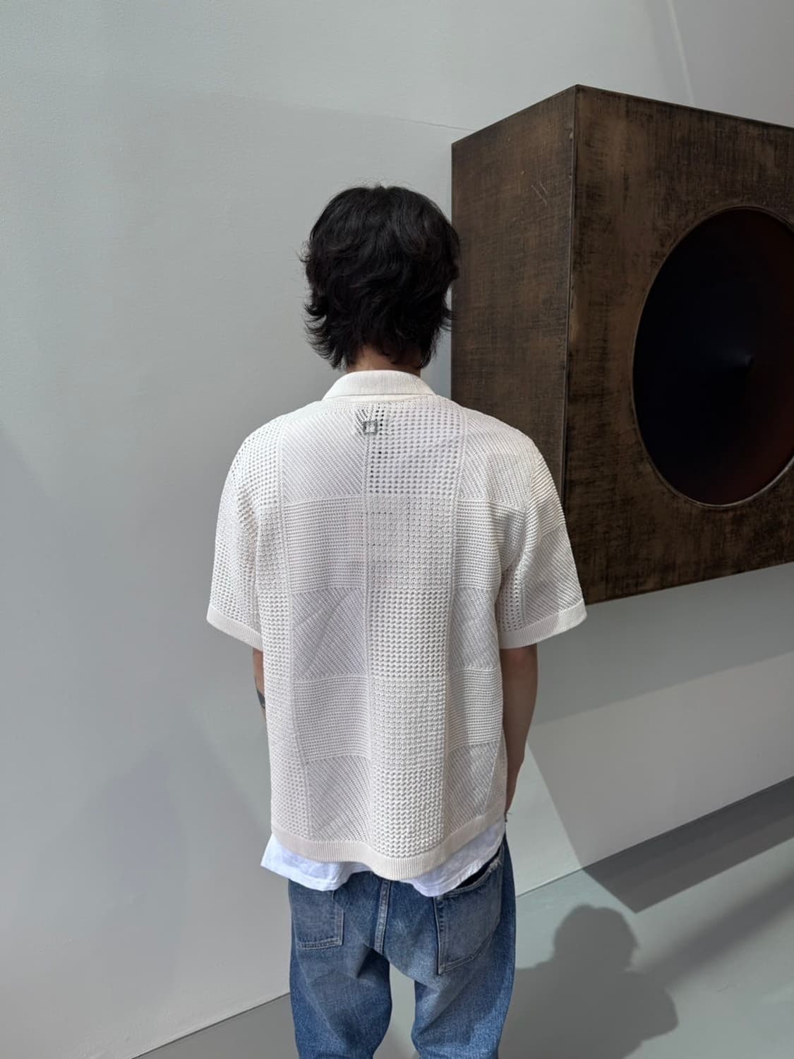 우영미 숏슬리브 니트 셔츠 52 상품이미지4