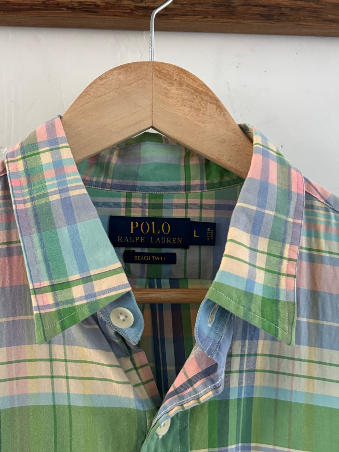 Polo 폴로 랄프로렌 신형 멀티컬러 포켓 체크 셔츠 상품이미지5