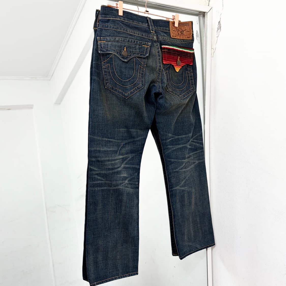 트루릴리전 레인보우 데미지 데님 팬츠 상품이미지4