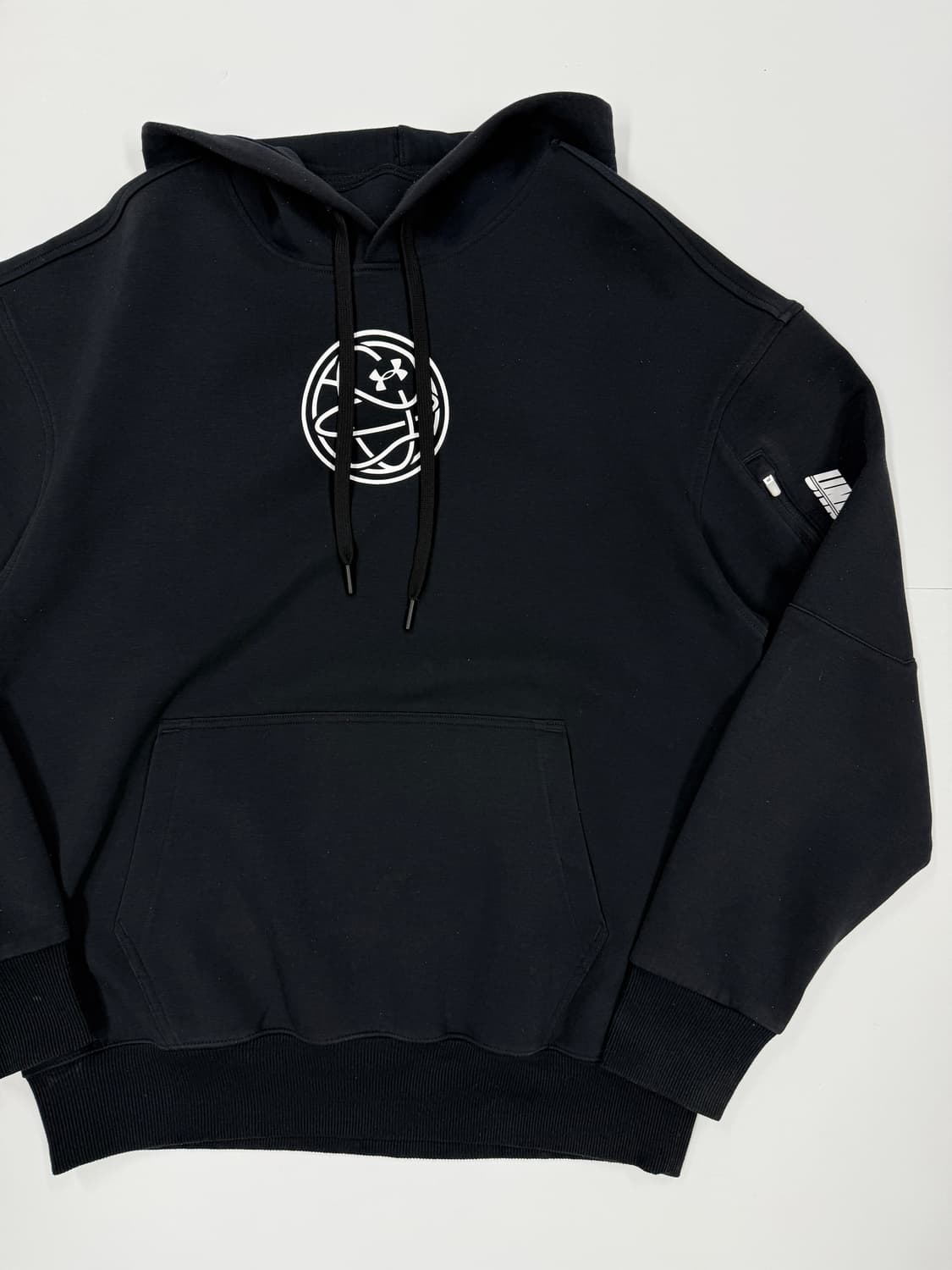 언더아머 스포츠 블랙 후드티 상품이미지2