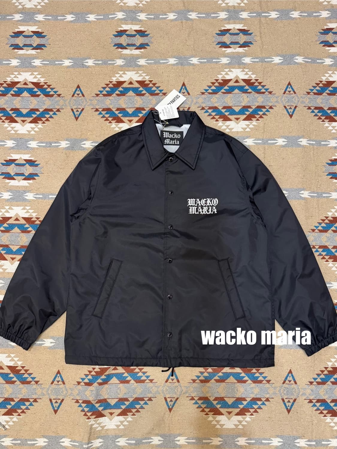 [L] 와코마리아 코치자켓 블랙 - 25FW 상품이미지1