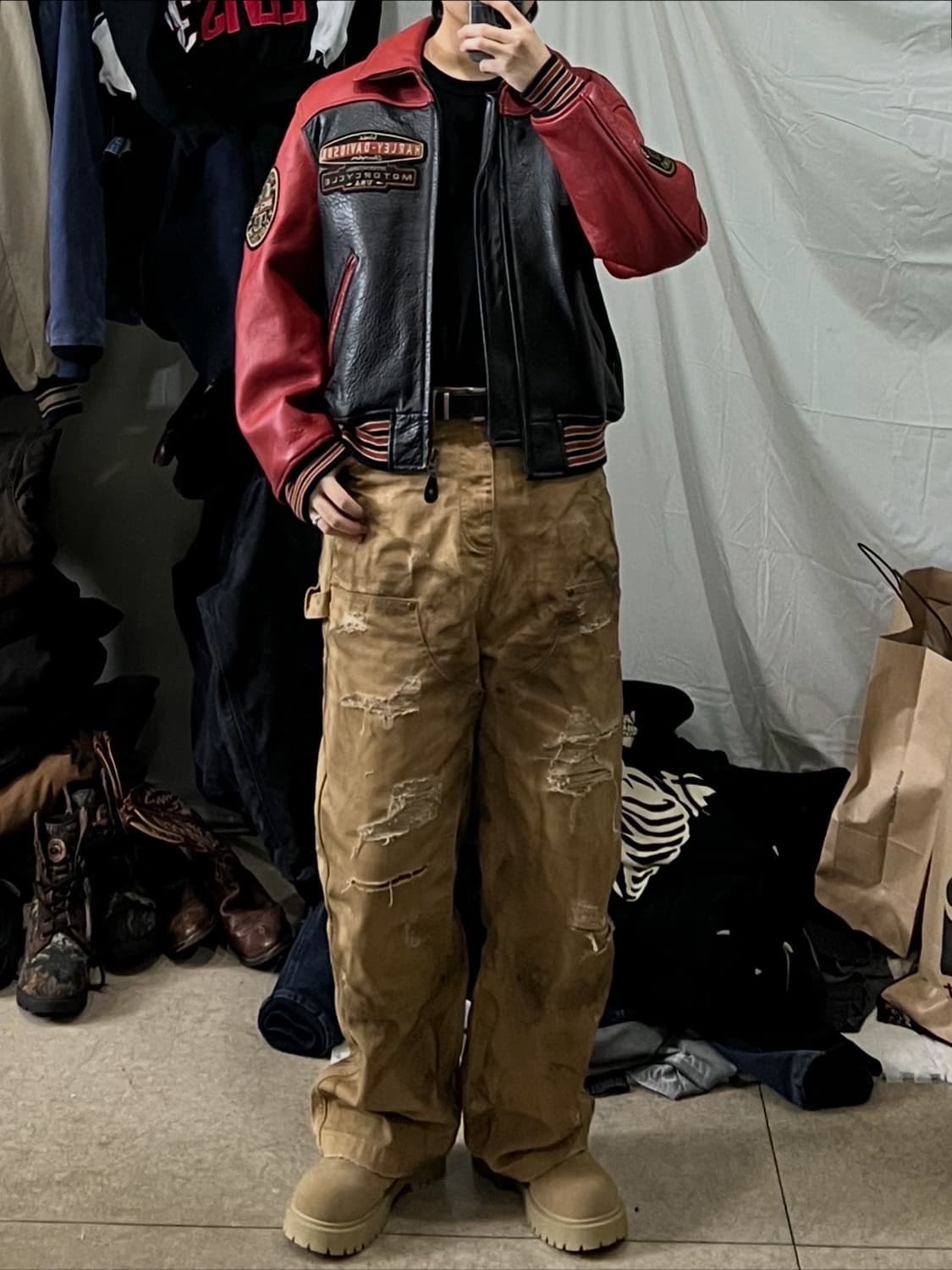 할리데이비슨 라이더자켓 가죽자켓 상품이미지5