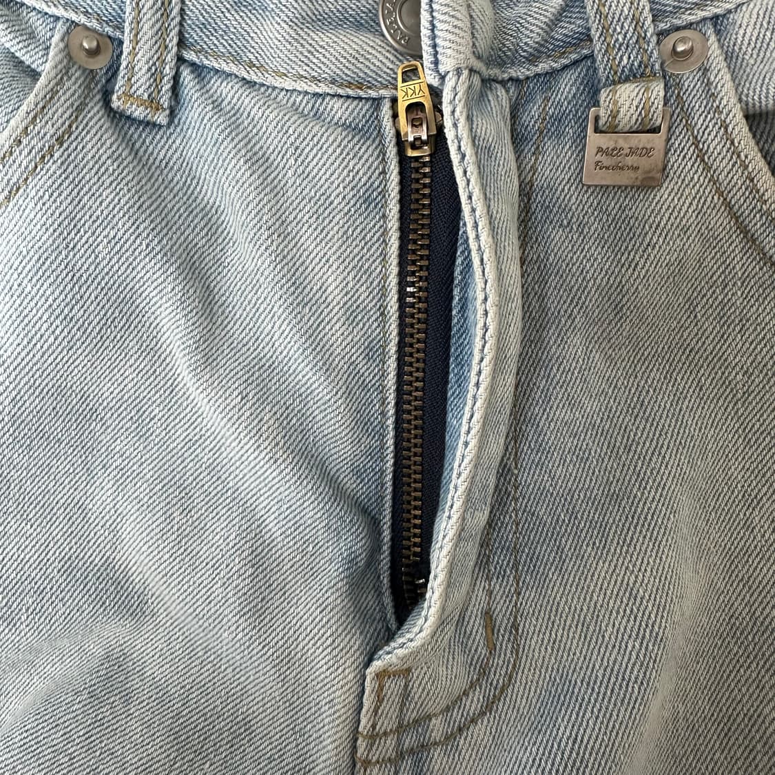 실사) 페일제이드 사이드 인시전 하이웨스트 데님 아이스불루 상품이미지4