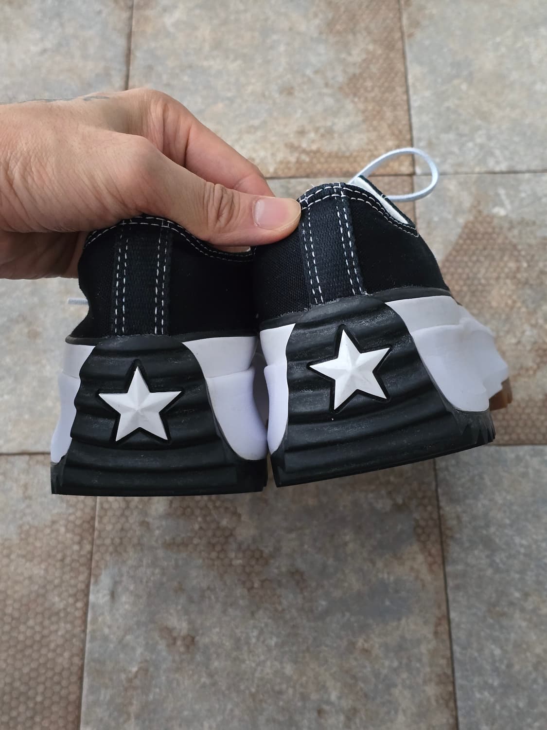 (270)컨버스 런스타 하이크 로우 검흰 상품이미지8