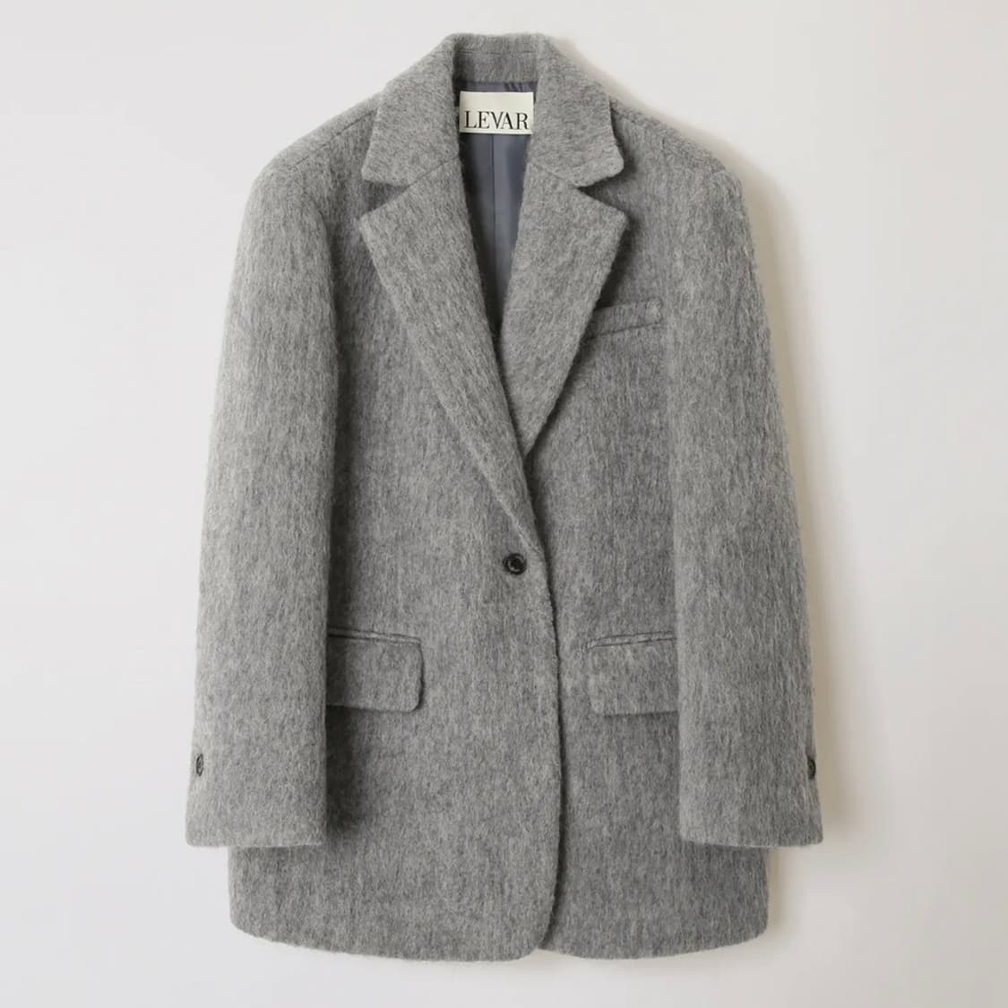 르바 헤어리 알파카 코트 자켓 상품이미지1