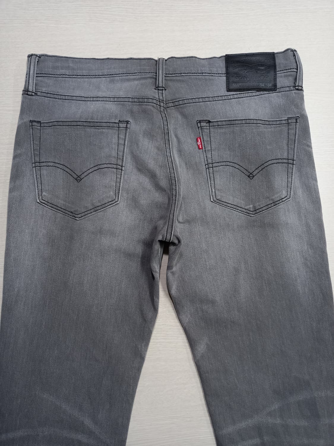 34 리바이스511 약기모 워싱 스판 슬림일자진 그레이 34-569 상품이미지4