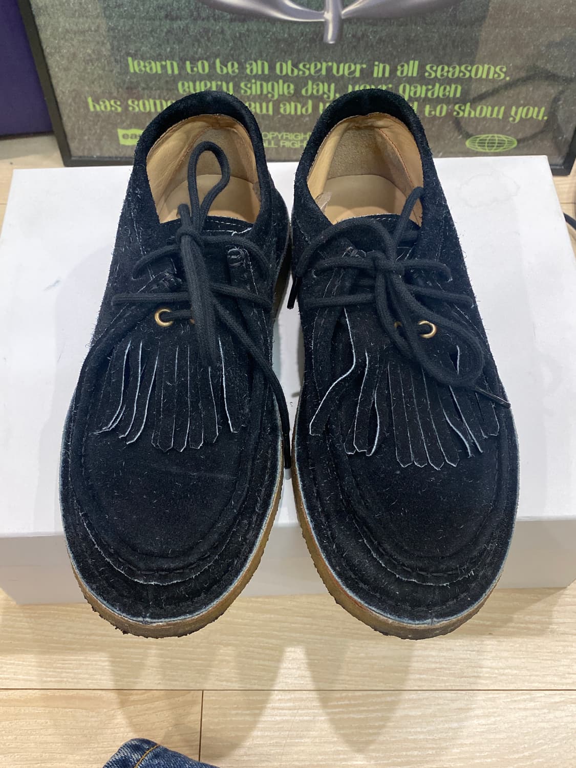 grds 그라더스 모카신 36사이즈 moccasin 01 suede 상품이미지1