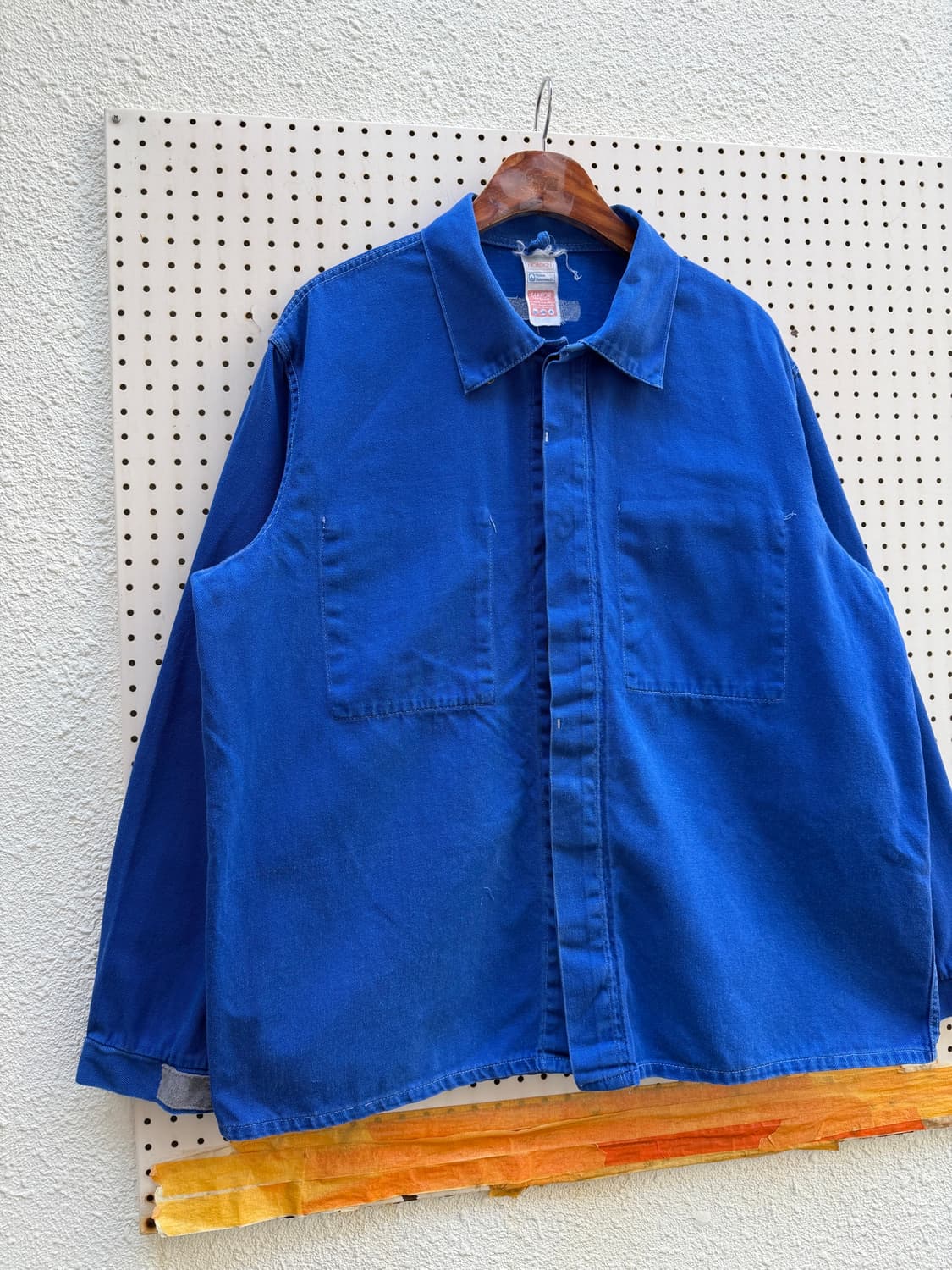 1970s NORSKIN WASHED BLUE 빈티지 프렌치워크자켓 상품이미지3