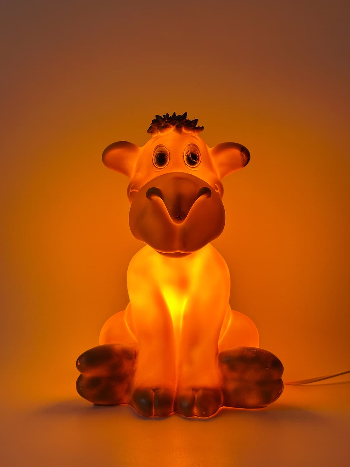 00’s 독일 Heico 빈티지 테이블 조명 기린 소품 인 상품이미지4