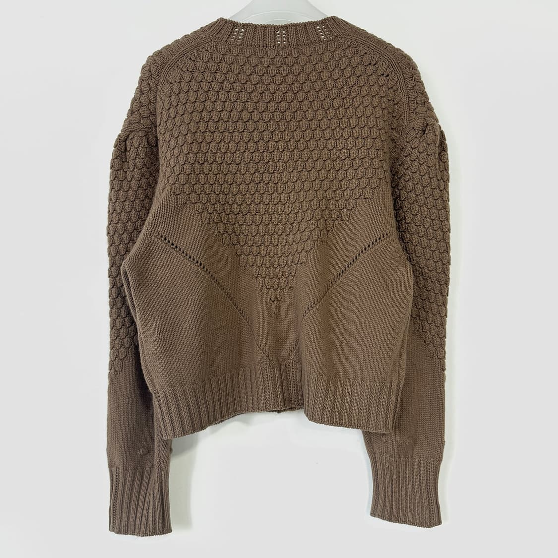 타임 울 캐시미어 크롭 니트 가디건 상품이미지6