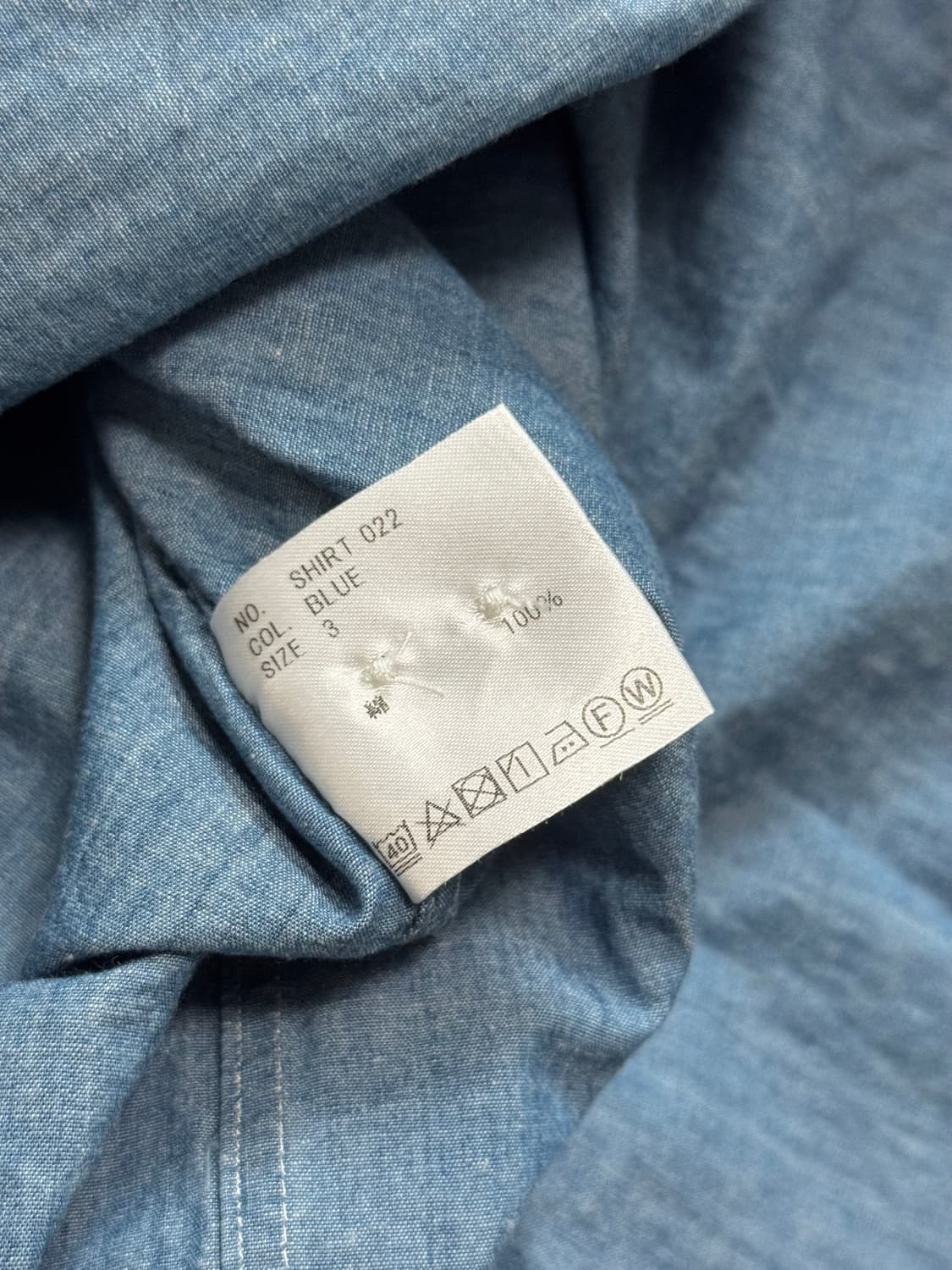 Heugn 유겐 샴브레이셔츠 3사이즈 상품이미지7