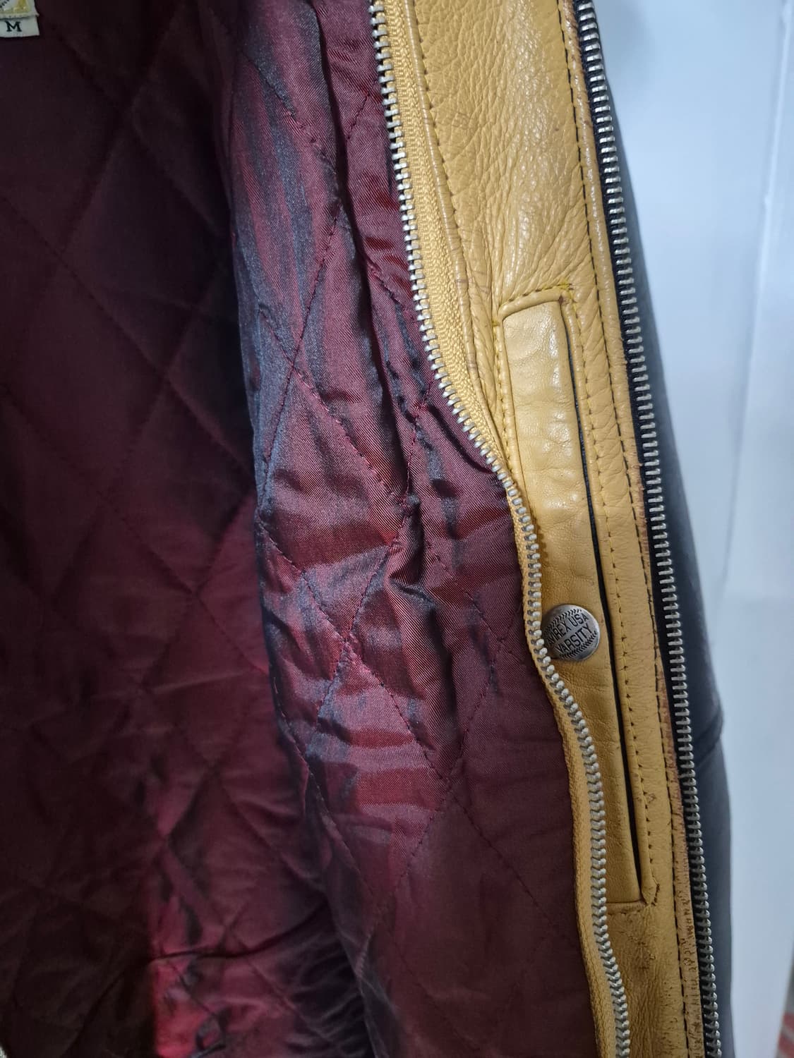 (M) 아비렉스 avirex 토마호크 레더 봄버자켓 가죽자켓 상품이미지7