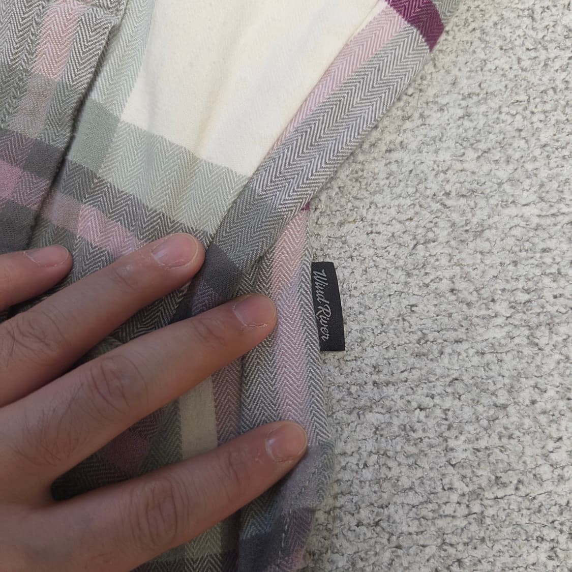 Wind River 윈드리버 플란넬 체크셔츠 L(100) 상품이미지4