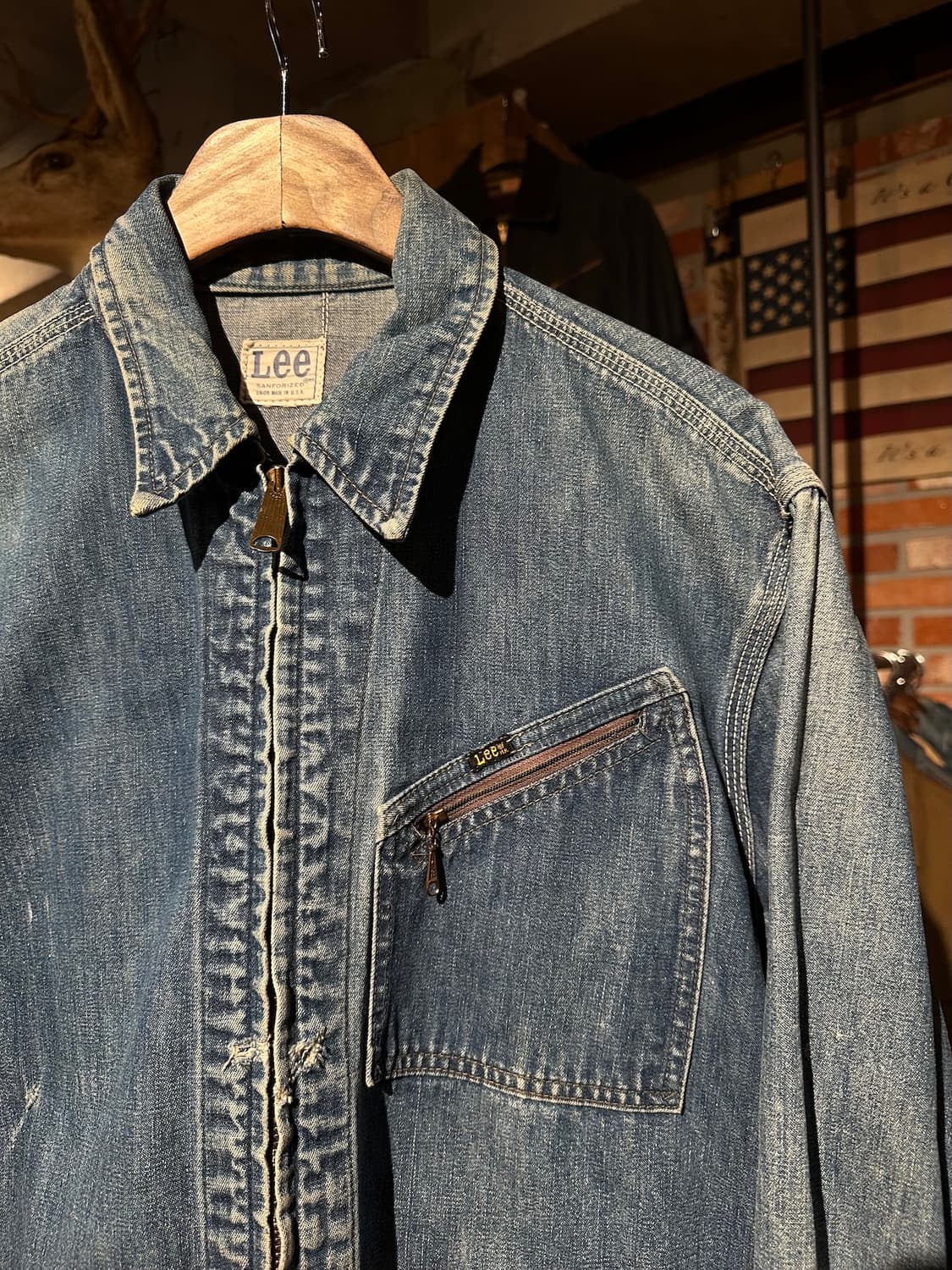 70s USA LEE 91-B Denim Work Jacket 상품이미지3
