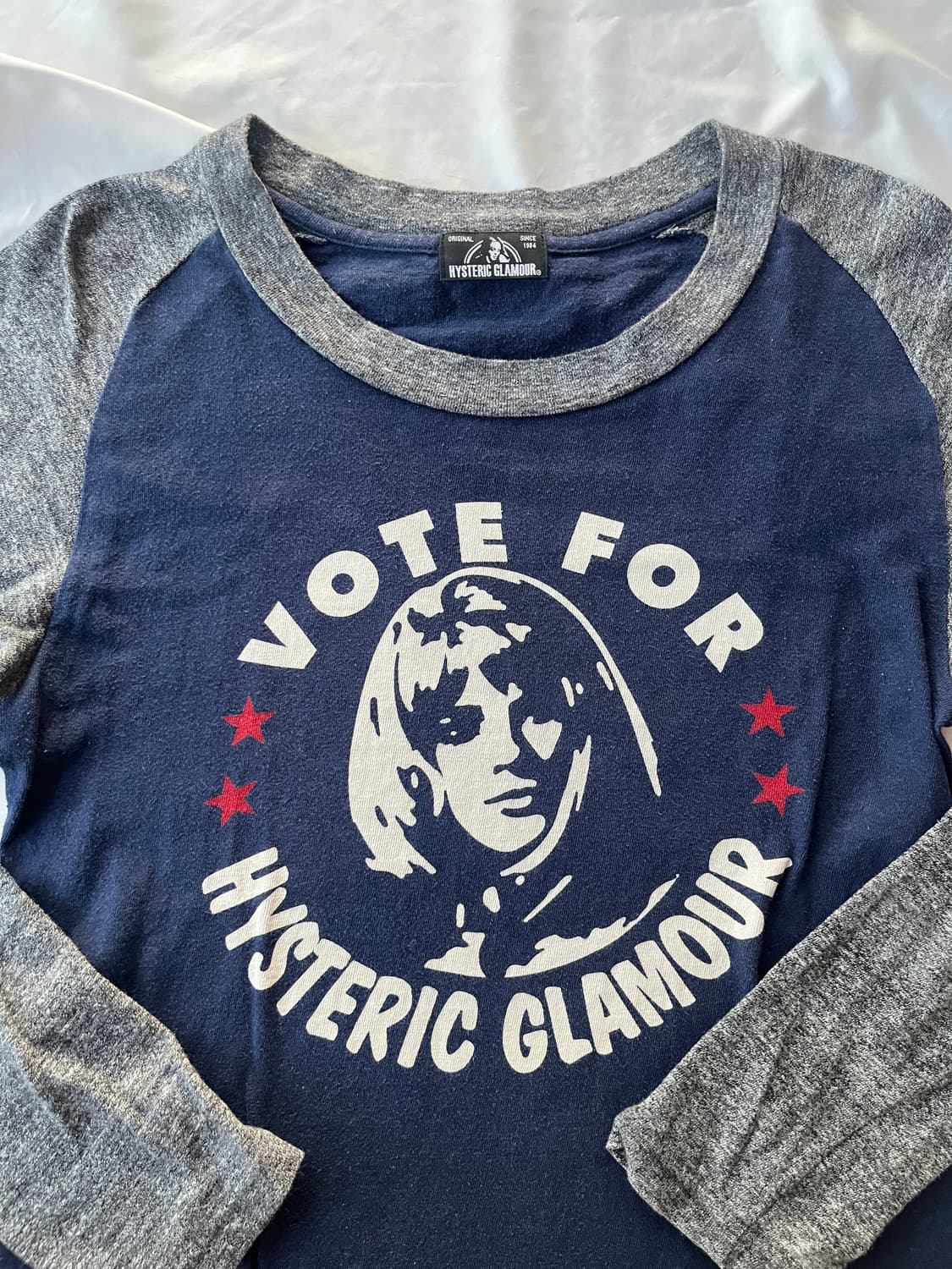 히스테릭 글래머 히스걸 투표 해 나그랑 롱 슬리브 긴팔 티셔츠 상품이미지4