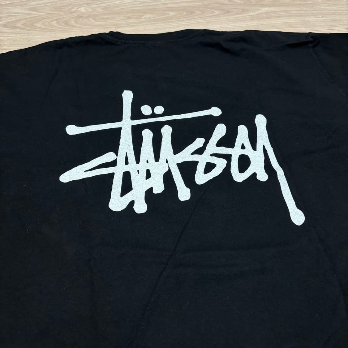 스투시 베이직 로고 반팔 티셔츠 Black (XL) 상품이미지8