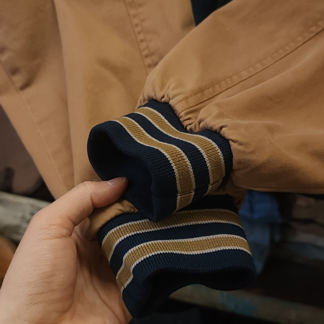 90s 빈티지 데님 바시티 자켓 블루종 봄버자켓 빅사이즈 2xl 상품이미지7