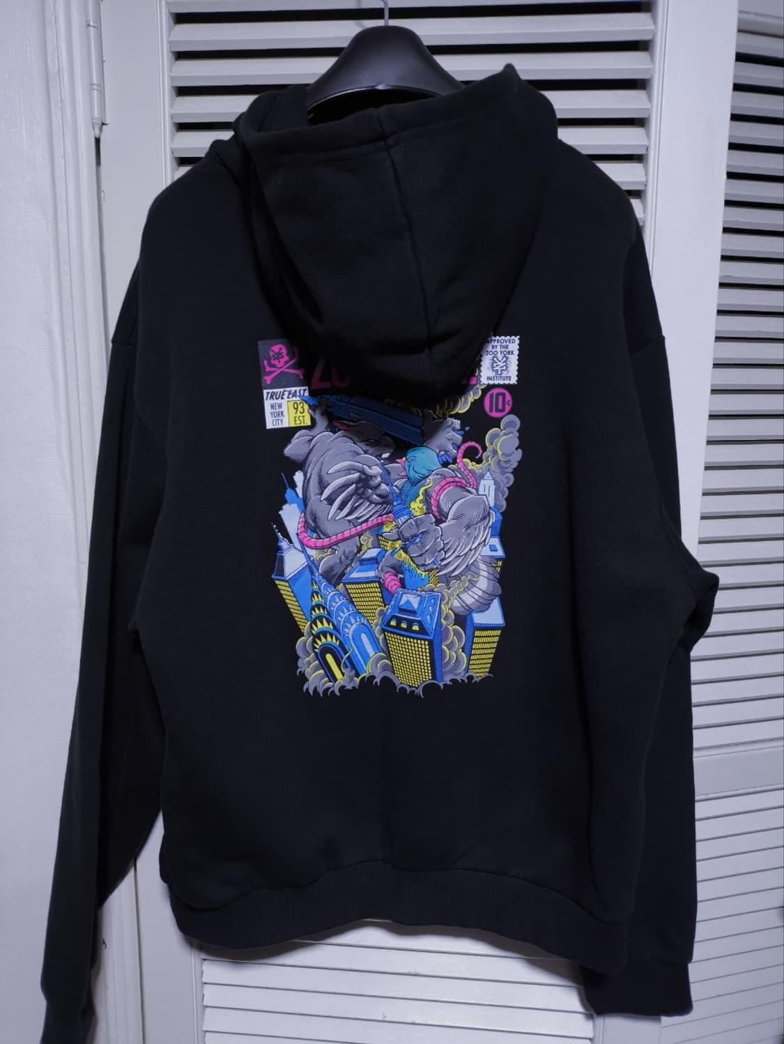 105 주욕 프린팅 후드티셔츠 상품이미지1