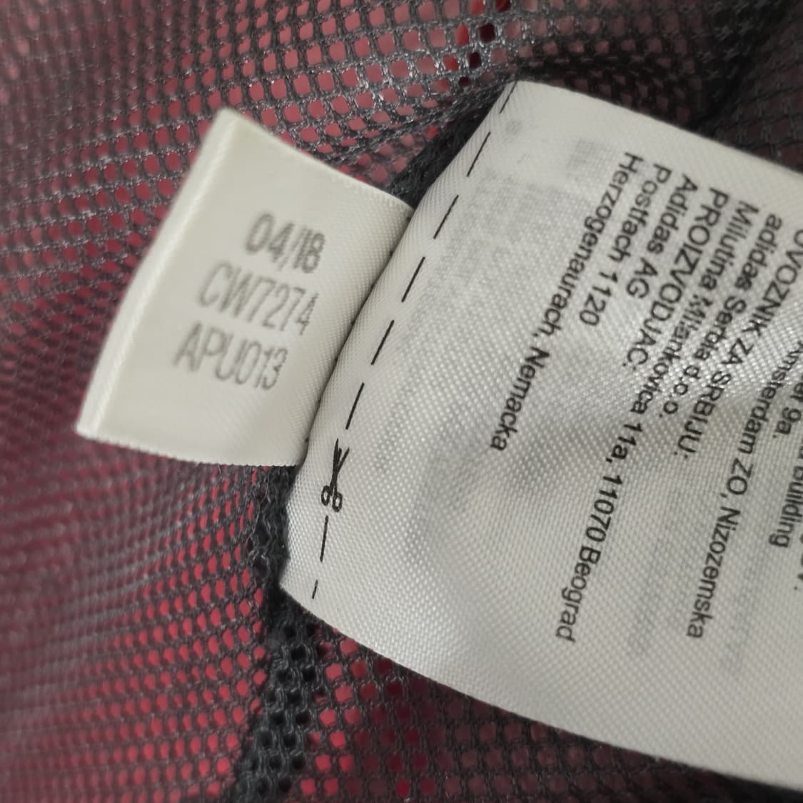 FC바이에른 뮌헨 아디다스 후드 윈드브레이커 바람막이 레드 M 상품이미지6