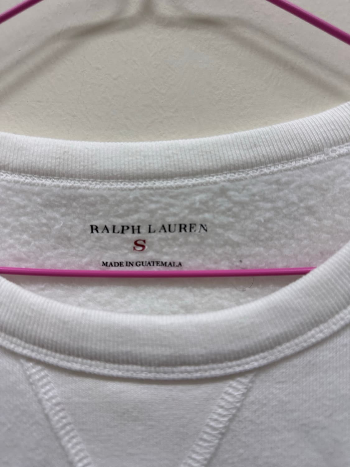 폴로랄프로렌 화이트 맨투맨 상품이미지2