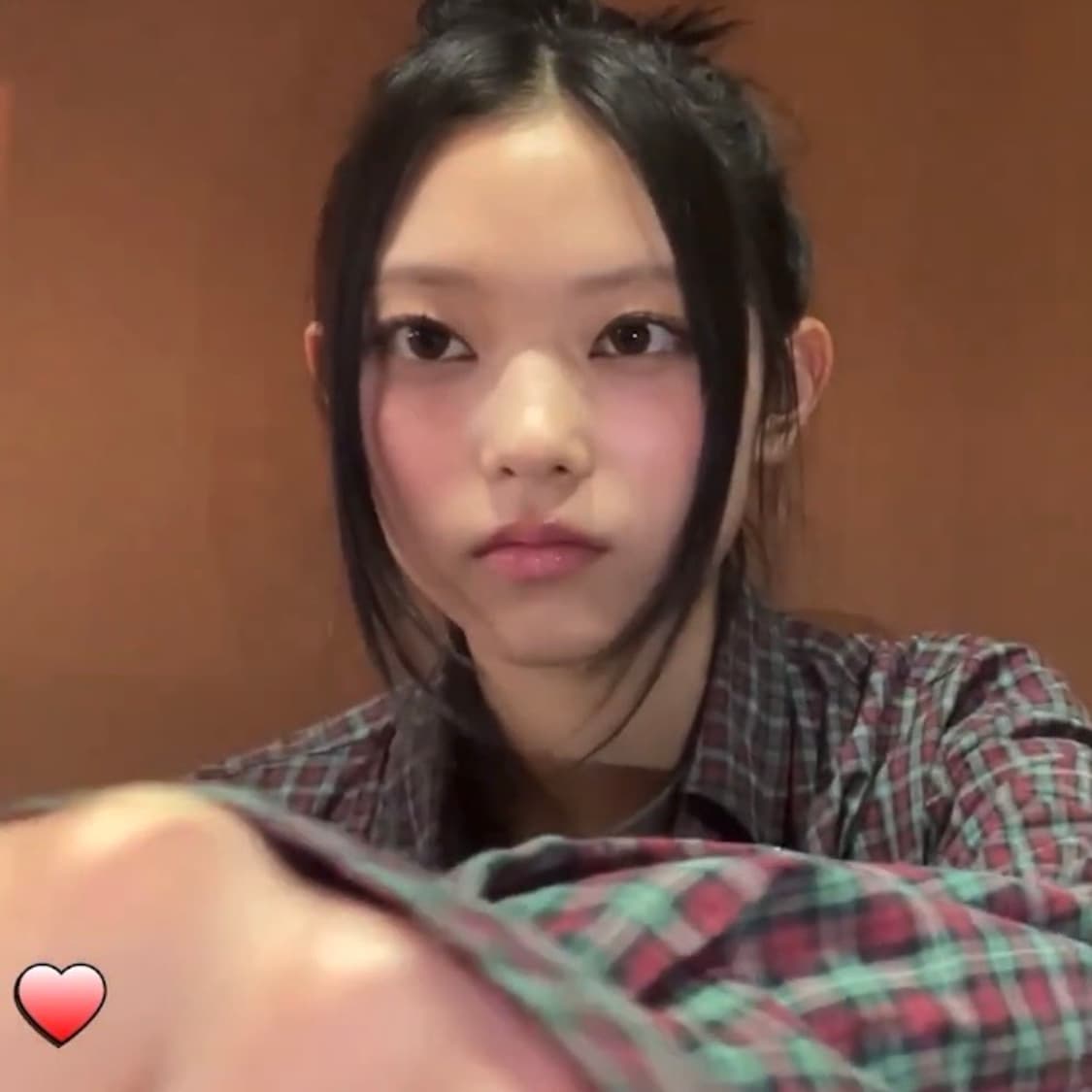 (XL) 폴로 체크 셔츠 뉴진스 해린 상품이미지3