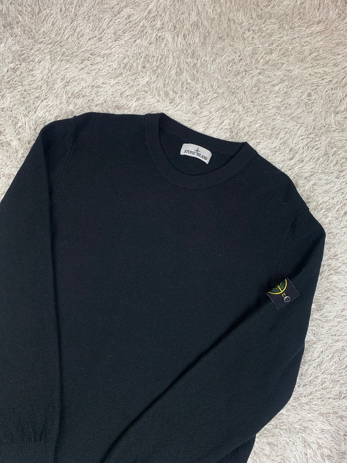 [XXL] 정품 스톤아일랜드 22FW 니트 블랙 상품이미지1