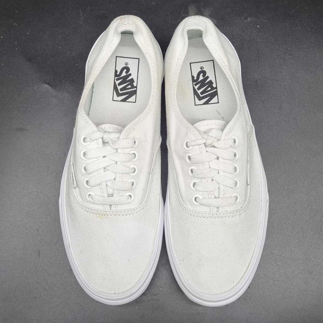 반스 어센틱 화이트 스니커즈 265 상품이미지2