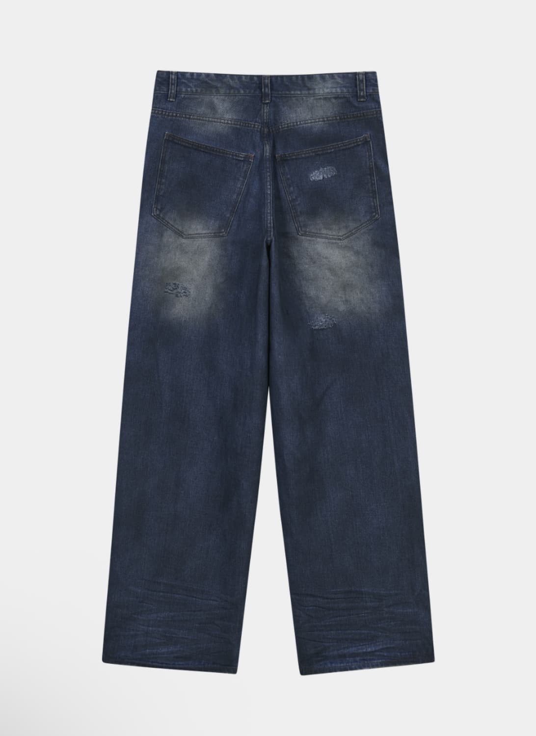 메종미네드 인디고 와이드 데님 팬츠 청바지 L 상품이미지5