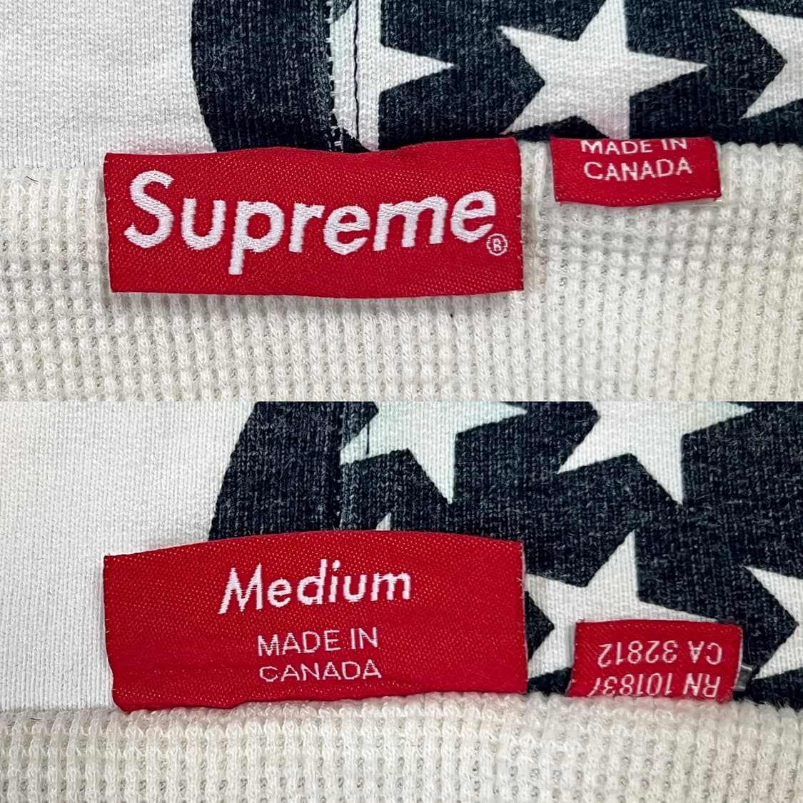 슈프림 14FW 3M 리플렉티브 성조기 써멀 후드집업 상품이미지7