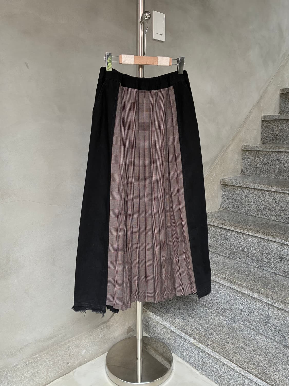 GOMME 고무 플리츠 스커트 상품이미지1