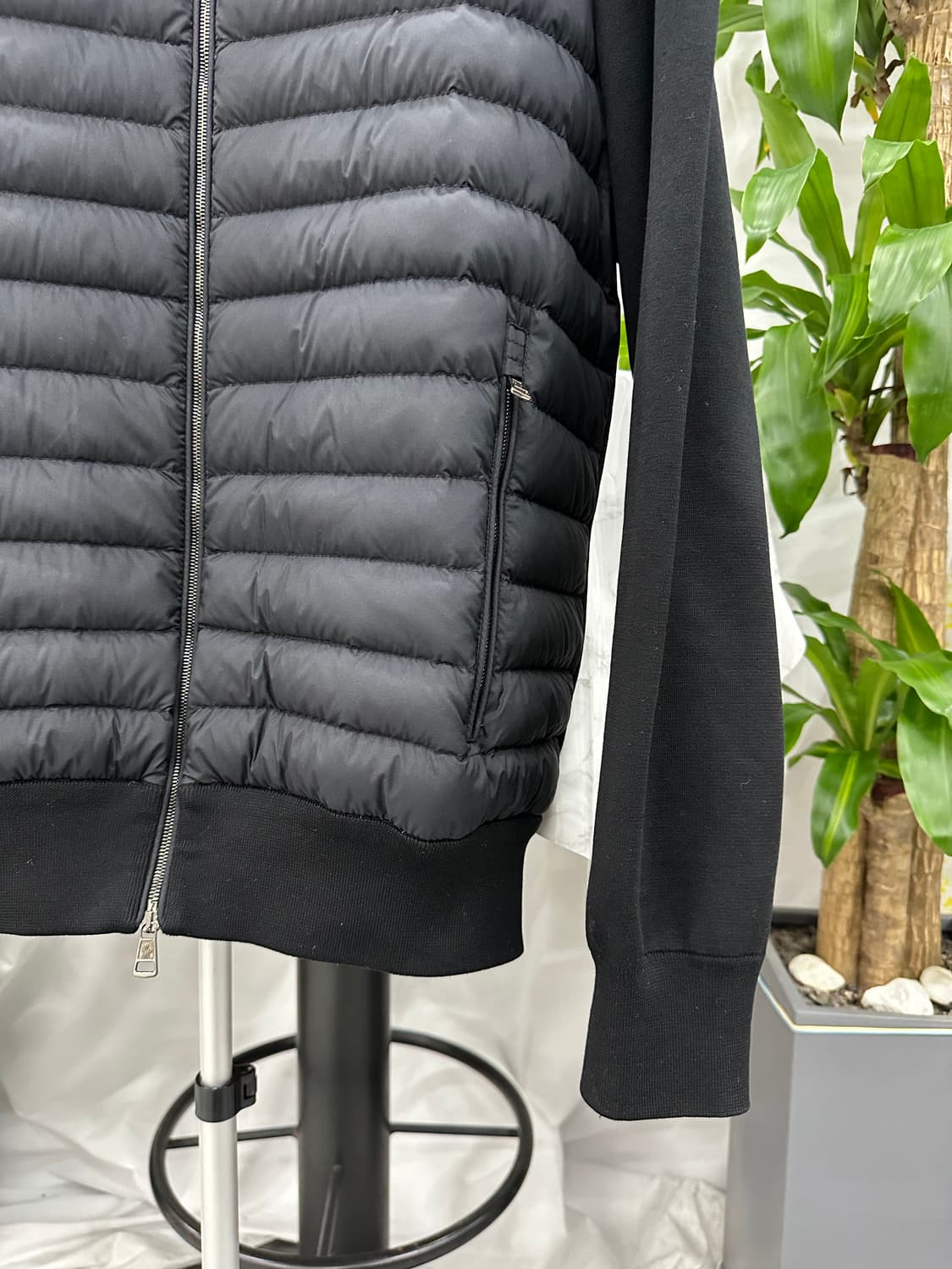 (XL) 몽클레어 트리콧 니트패딩 블랙와펜  상품이미지3