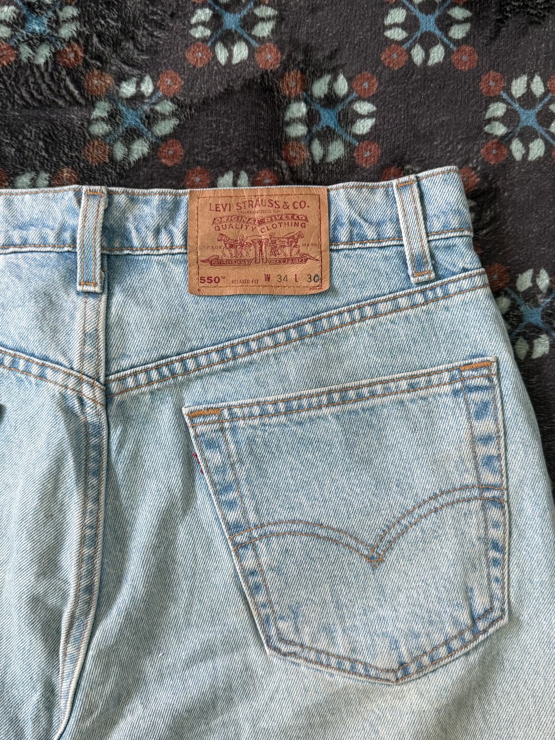 90s made in usa levis 550 34x30 상품이미지4