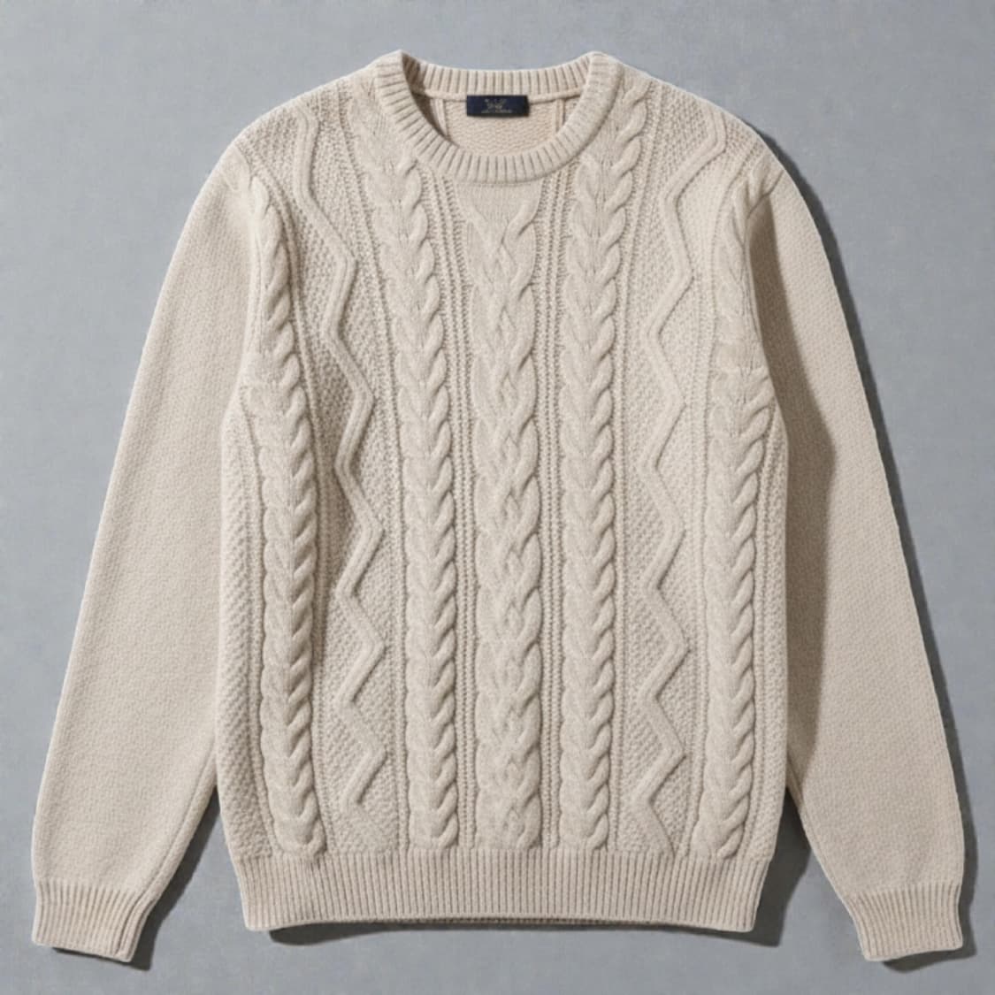 110)BROOKS BROTHERS 브룩스브라더스 케이블 니트 베이지 상품이미지1