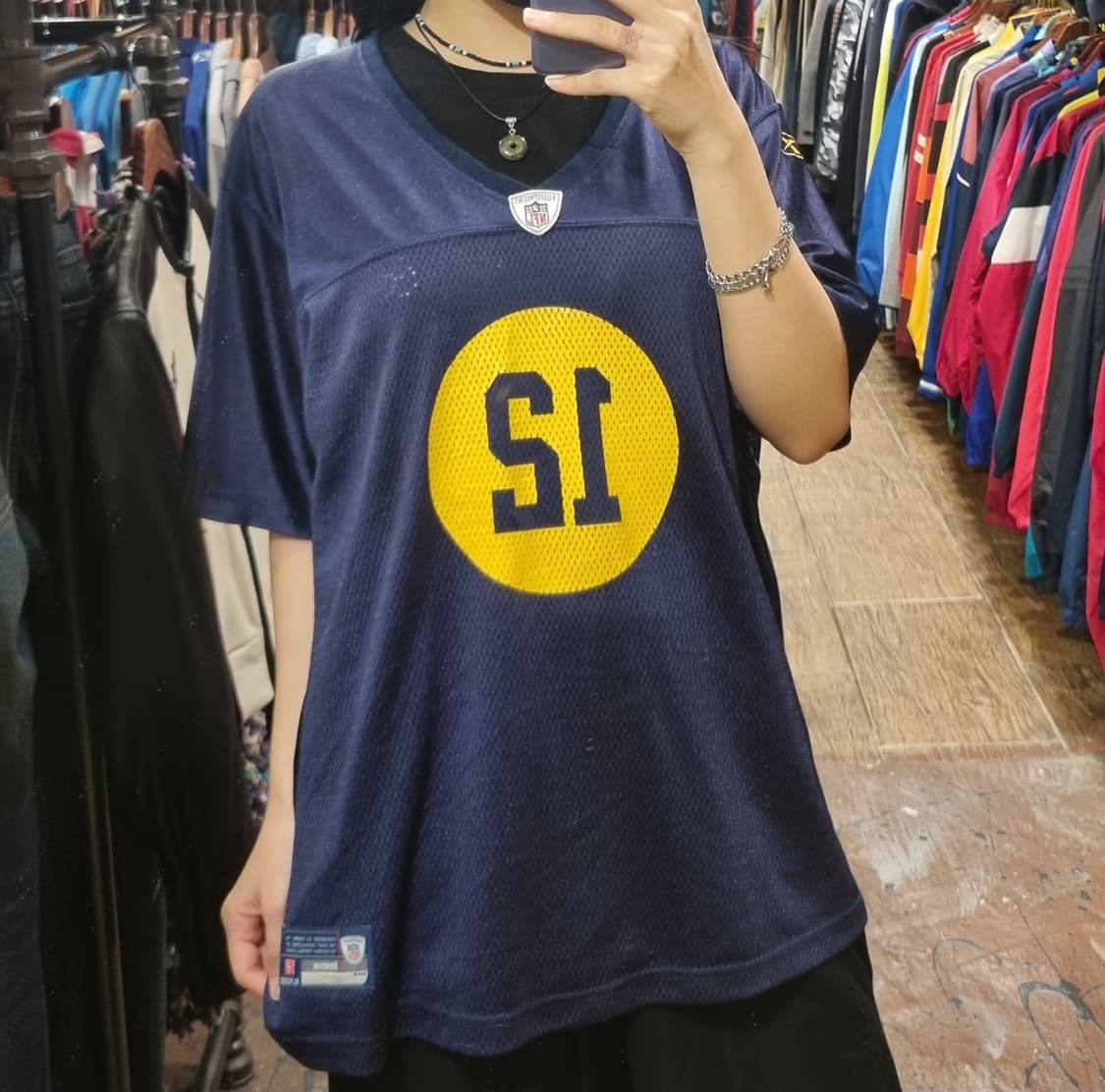 [Hi]  NFL 풋볼 져지 반팔티 네이비 상품이미지3