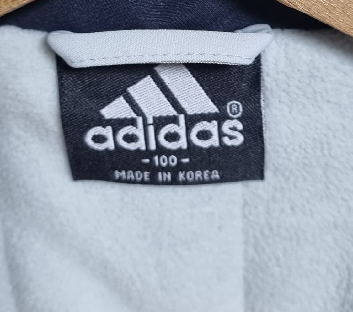 오버핏 L ) 아디다스 빈티지 그레이 페디드 기모 점퍼 상품이미지3