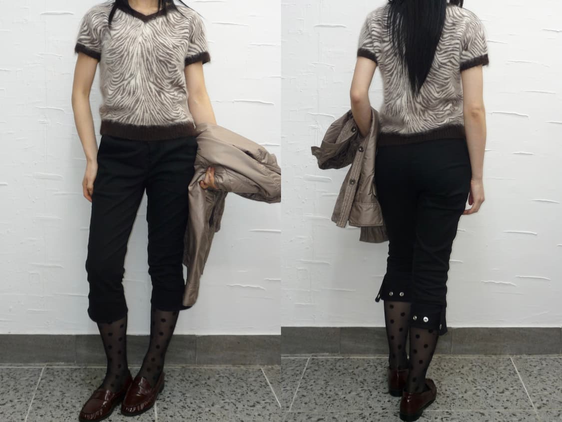 leopard angora knit top 상품이미지2